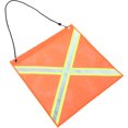 thumbnail image 1 of WEUVEB High Visibility Orange Warning Flag for Cars Made with Weatherproof PVC, 1 of 6