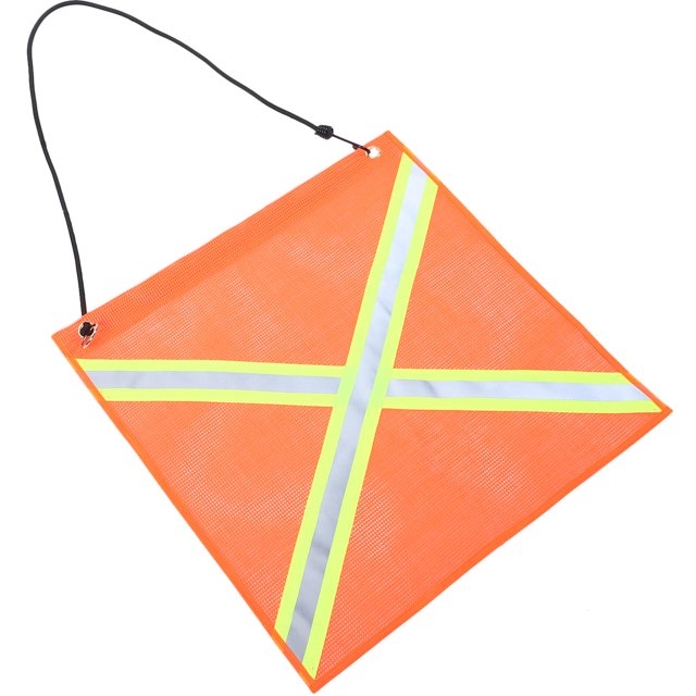 WEUVEB High Visibility Orange Warning Flag for Cars Made with Weatherproof PVC
