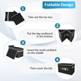 thumbnail image 3 of VICTORICH Extra Large Child Collapsible Toy Storage Fabric 32 gal Kids Room Toy Chests, Black, 3 of 9