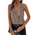 thumbnail image 2 of Womens V Neck Tank Tops Dressy Summer Sleeveless Shirts Casual Loose Tunic Tops Blouses T Shirts Mixed Color S, 2 of 9