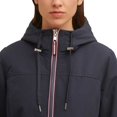 thumbnail image 5 of Tommy Hilfiger Womens Heavyweight Softshell Hooded Jacket (Navy,XL), 5 of 5