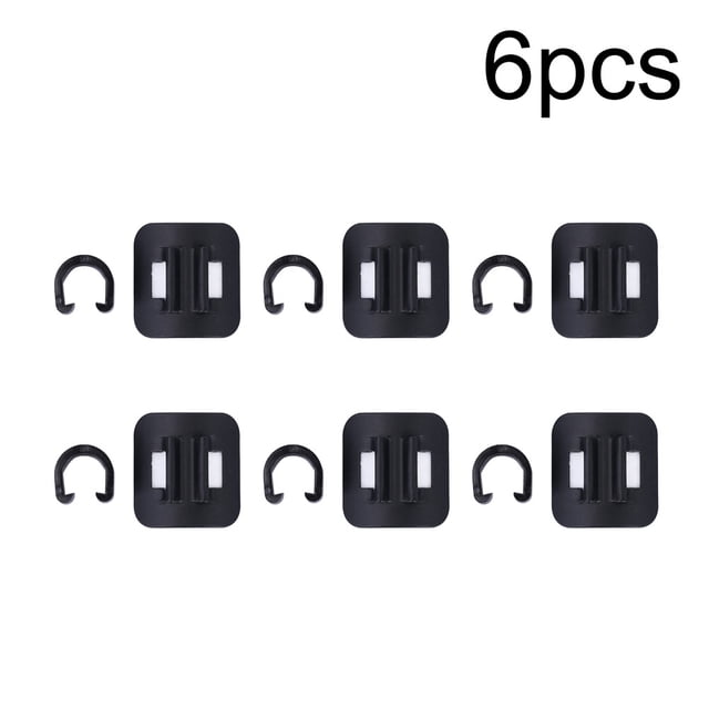 Cable de freno para bicicleta de montaña y carretera, adaptador de palanca de cambios, Clips C para marco de bicicleta (6 uds)