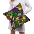 thumbnail image 6 of Bingfone Mardi Gras7 Linen Throw Pillow Covers Cushion Case Pocket Button Vintage Farmhouse Pillowcase For Sofa Couch Bed 20"X20", 6 of 9