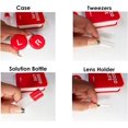 thumbnail image 3 of The Mujen Contact Lens Case Kit, Cute Color Book Fox Contact Lens case with Remover Tool, Portable Contact Lens Travel Storage kit with Mirror, Container, tweezer, Holder (Red), 3 of 6