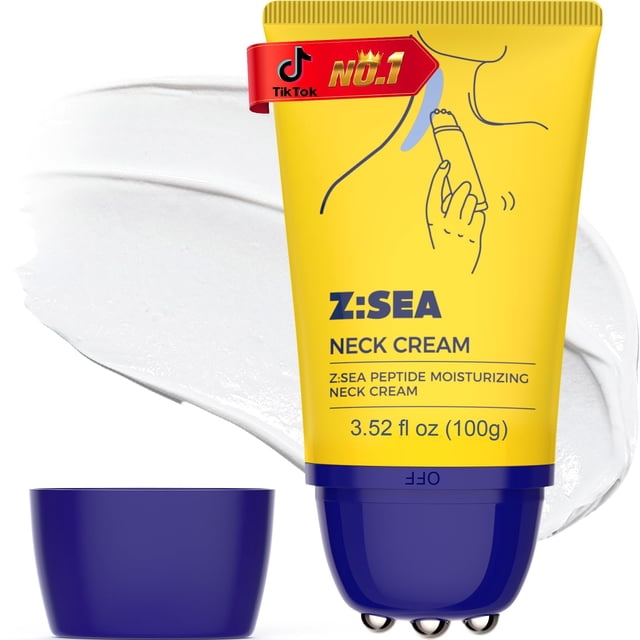 Crema reafirmante para el cuello Z:SEA con rodillo, reafirmante y reafirmante, 100 ml