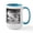 White/Blue Inside, variant on CafePress - Nikola Tesla Mugs - 15 oz Ceramic Large White Novelty Mug
