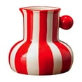 thumbnail image 1 of Ltdhehe Striped Vase Elegant For Home Modern Flower Vase Unique Centerpiece For Table Perfect Idea For Housewarming Wedding Anniversary, 1 of 2