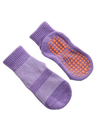 EIMELI 4 Pairs Anti Slip Socks Non Skid Slipper Yoga Trampoline