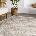 thumbnail image 7 of nuLOOM Becca Traditional Tiled Beige 4' x 6' Transitional Area Rug, 7 of 7
