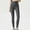 Dark Gray, variant on Compression Women's Leggings Gray Yoga High-Waisted Zipper Front Stretch Tummy Control Butt Lifting Leggings Women's Pants M
