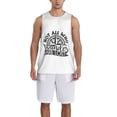 thumbnail image 4 of Easygdp Hello Summer Men's Mesh Basketball Jersey Quick Drying Sleeveless Shirts Fitted Muscle Tank Tops Sport Round Neck T-Shirt - 3X-Large, 4 of 9