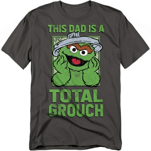 Sesame Street T-Shirt Father'S Day Total Grouch Dad Unisex Graphic Tee for Men & Women