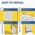 thumbnail image 4 of Aerostar 19.875x21.5x1 MERV 11 Air Filter, 6 Ct, ACTUAL SIZE (19.875 x 21.50 x 0.75), HVAC, Air Conditioning & Furnace Filter for Dust, Pet Dander, S, 4 of 8