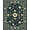 Blue, Pattern 3, variant on ODIKA 4'x6' Machine Washable Non-Slip Area Rug, Mystic Garden Non Slip With Easy Clean Surface High Traffic Rug, Blue, 84300