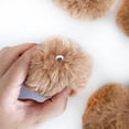 thumbnail image 4 of 5/10 Uds. Bola de pompón de piel de conejo de imitación 5cm llavero con pompón de Navidad coche pompón ropa juguetes Diy bolsa pendiente Ponpon Decoración, 4 of 4