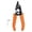 Orange, variant on Fiber Optic Stripper Tool, Precision Wire Stripping Pliers for Fiber Optic Cables and Connectors, Professional FTTH Stripping Tool for Network Maintenance, Fiber Stripper for 3mm 2mm 0.9mm Fiber