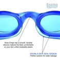 thumbnail image 5 of Beemo Swimming Goggles Universal Leak Resistant Eye-Socket Fit for Adults - Gray, 5 of 5
