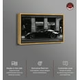 thumbnail image 2 of City Streets Car Canvas Wall Art by Notoriart, Gold Floater Frame, 55.5" x 37.5", 2 of 7