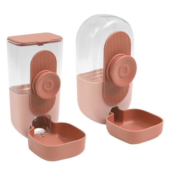 Dispensador de comida para mascotas colgante, inclinación de 75 grados, automático, fácil instalación, alimentador de agua para comida de gatos para alimentación en jaulas en interiores