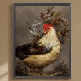 thumbnail image 1 of Cuadros Decorativos 5D bricolaje taladro redondo completo diamante pintura pollo Kit decoración del hogar (VIP902) Wdftyju embutido en tela, 1 of 9