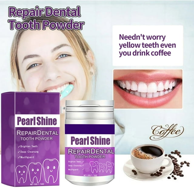 Nueva opción para la limpieza dental: polvo limpiador dental natural con flúor. Pequeño y portátil, ecológico y con aliento fresco. Especialmente diseñado para la limpieza dental.