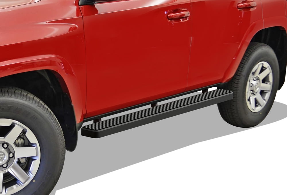 APS iBoard Running Boards 5 inches Matte Black Compatible with Toyota