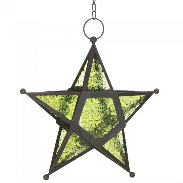 Gallery of Light Star Hanging Lantern, Hanging Modern Glass Lantern