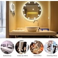 thumbnail image 4 of LED Makeup Mirror Light for Dressing Table Stepless Dimmable Wall Lamp USB Buttom 6 10 14Bulbs Lights ,Widely Use, 4 of 7