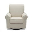 thumbnail image 3 of Pemberly Row Fabric Upholstered Swivel Glider Rocker Chair in Sand Beige, 3 of 6