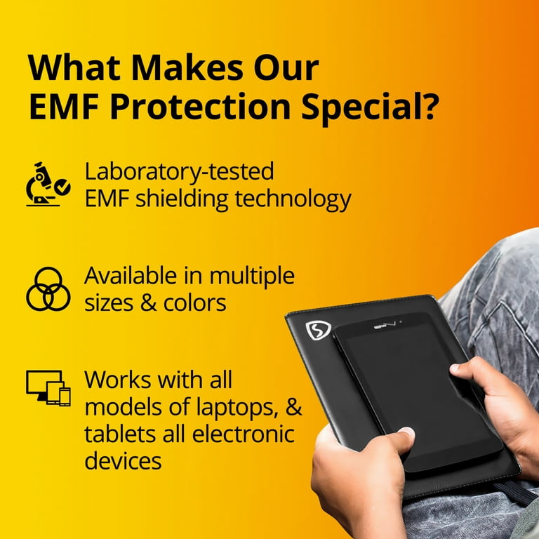 EMF Protection Pad Faraday Bag Cell Phone Body Radiation Blocking