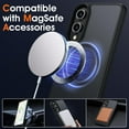 thumbnail image 2 of TJS for Samsung Galaxy S25 FE Phone Case, Magnetic Ring TPU Frame Shockproof Slim Protective Back Cover for Galaxy S25 FE (Light Purple), 2 of 6