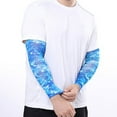 thumbnail image 6 of D-GROEE 2Pcs UV Protection Cooling Arm Sleeves Elastic Anti-Slip Polyester Arm Cover for Men, 6 of 7