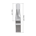 thumbnail image 2 of Unique Bargains Air Conditioner Fin Comb Straightener AC Plastic Condenser Radiator Cleaner Repair Tool Brush Coil Cleaner White, 2 of 4