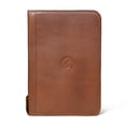 thumbnail image 1 of Funda para Laptop Folio de Cuero Genuino y Gamuza., 1 of 3