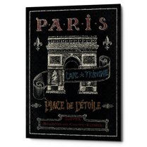 Epic Graffiti 'Travel to Paris II' Canvas Wall Art, 12"x16" 12" x 16"