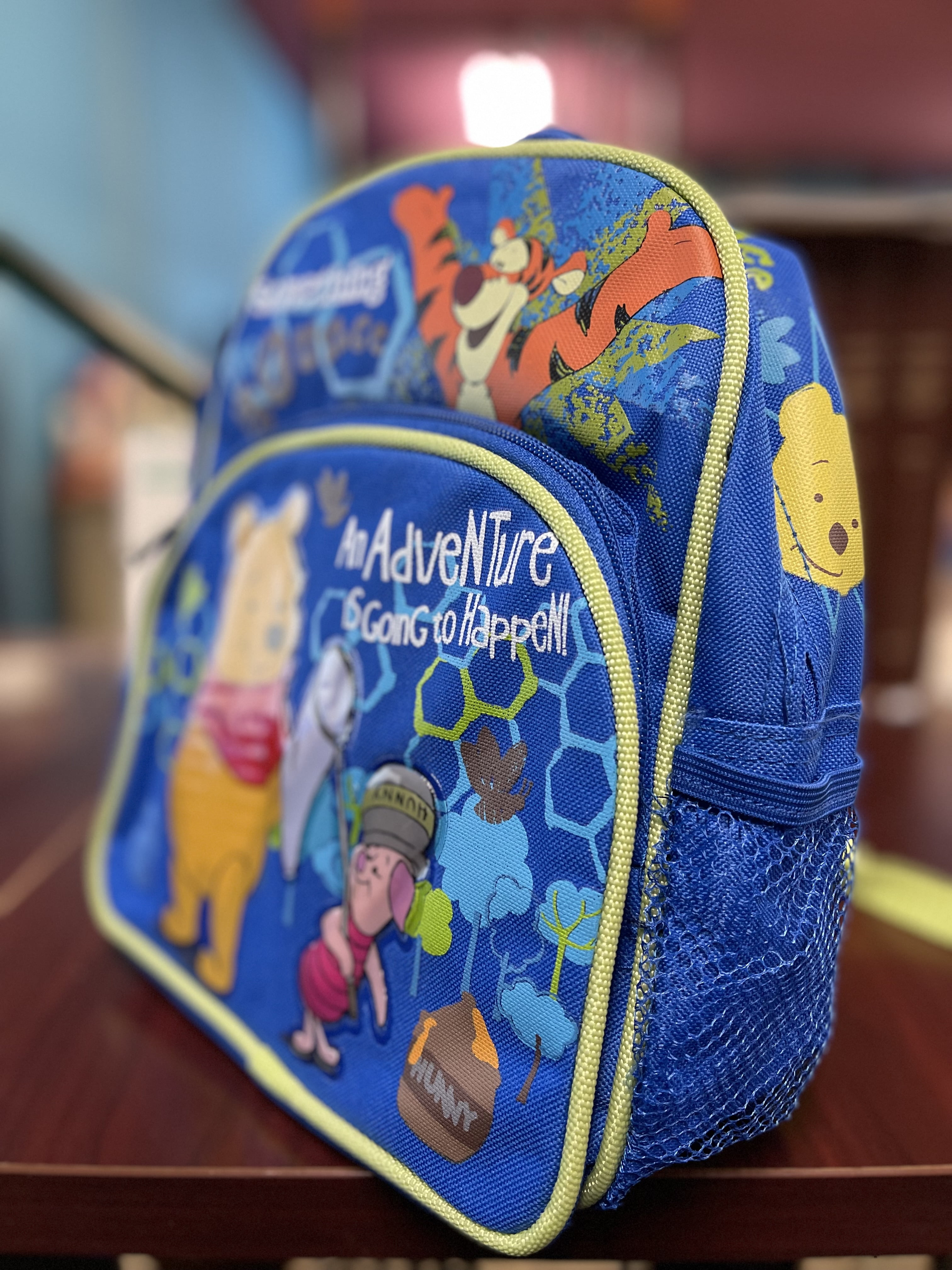 Winnie The Pooh 10" Mini Backpack Blue