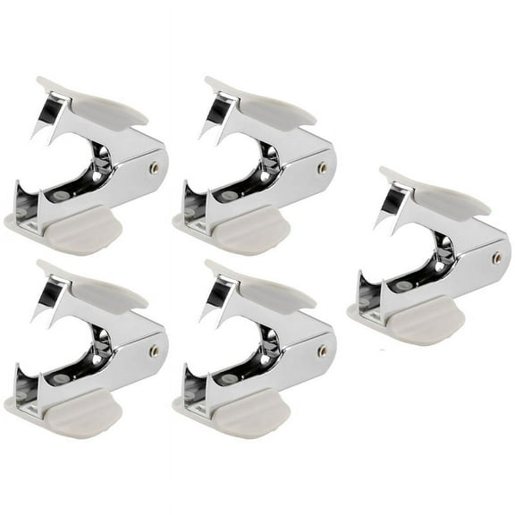 5X Students Steel Pine Style Staple Remover White for 24/6 26/6 Staples