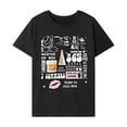 thumbnail image 1 of Camiseta para mujer, camisa de cuello redondo transpirable de moda de verano para viajes de acampada en la oficina SG, 1 of 7
