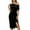 C48/Black, variant on XIYON Dress For Women Elegant Off Shoulder Velvet Party Dress With Long Sleeves For Evening Holiday Formal Occasions And Special Events Fashion