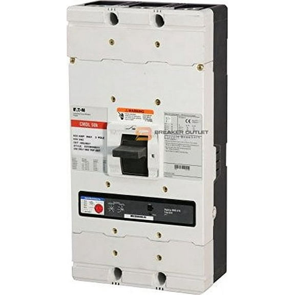 Eaton Cutler Hammer CMDL3800F 3 Pole 800 Amp 600v Circuit Breaker CMDL