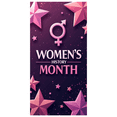 thumbnail image 5 of LUUFILx Women's History Month Floral Banner Photography Props Party Supplies Backdrop Background Decorations Event Celebration Wall Decor, 5 of 8