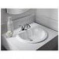 thumbnail image 2 of Bryant Round Self Rimming Bathroom Sink - Faucet Mount: 4" Centers, Finish: Sand Bar, 2 of 2
