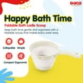 thumbnail image 2 of DOLU Foldable Bath Ladle for Compact Toddler Wash Tub, Ages 6+ Months, Relax Beige, 2 of 5