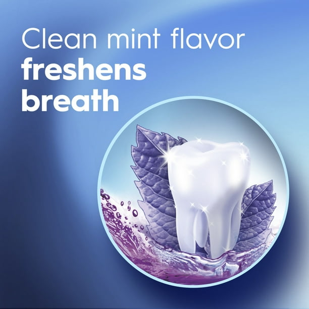 Crest 3D White Fresh Whitening Mouthwash/Mouth Rinse, Great