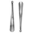 thumbnail image 6 of Unique Bargains 1 Pc Small Hole Hangable Shoe Horn for Shoe 11.81"x1.77" Bright Silver Tone, 6 of 6