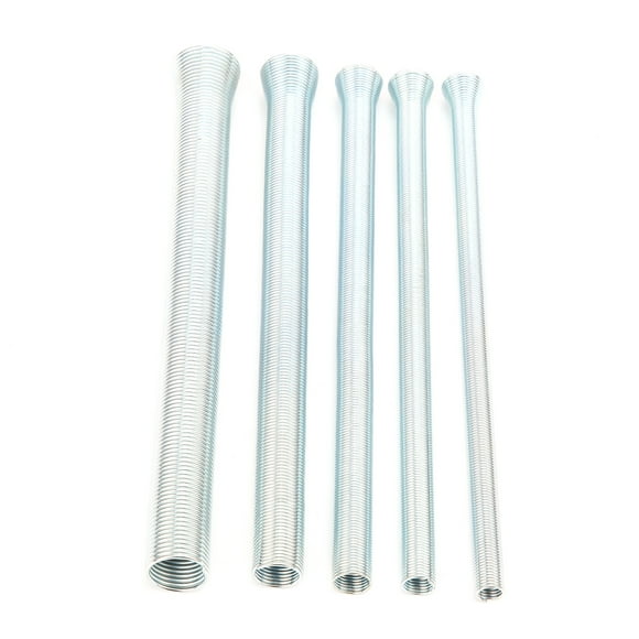 Spring Tube Benders, Elastic Curved Spring Curved Tube 5Pcs Soft Tube Set For Aluminum Pipes For Thin-walled Steel Pipes For Bender Pipe For Copper Pipes