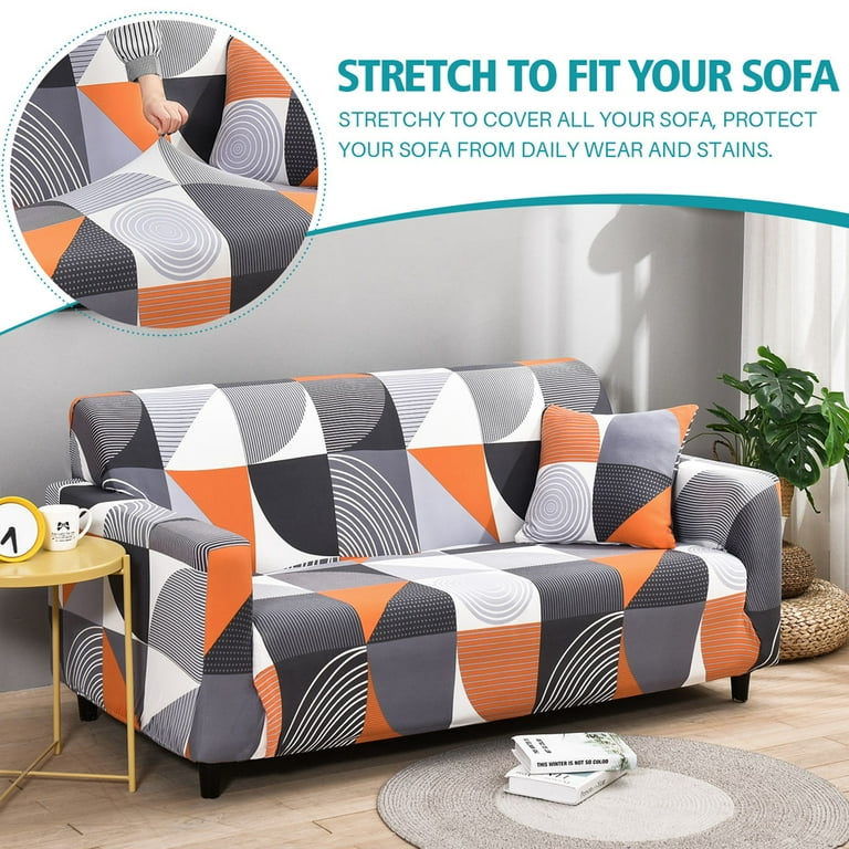 TOPCHANCES High Stretch Sofa Slipcover Elastic Sofa Cover Cushion Couch Cover Slipcover Anti Wrinkle Sofa Protector 1 4 Seater For Moving Furniture Living Room Walmart