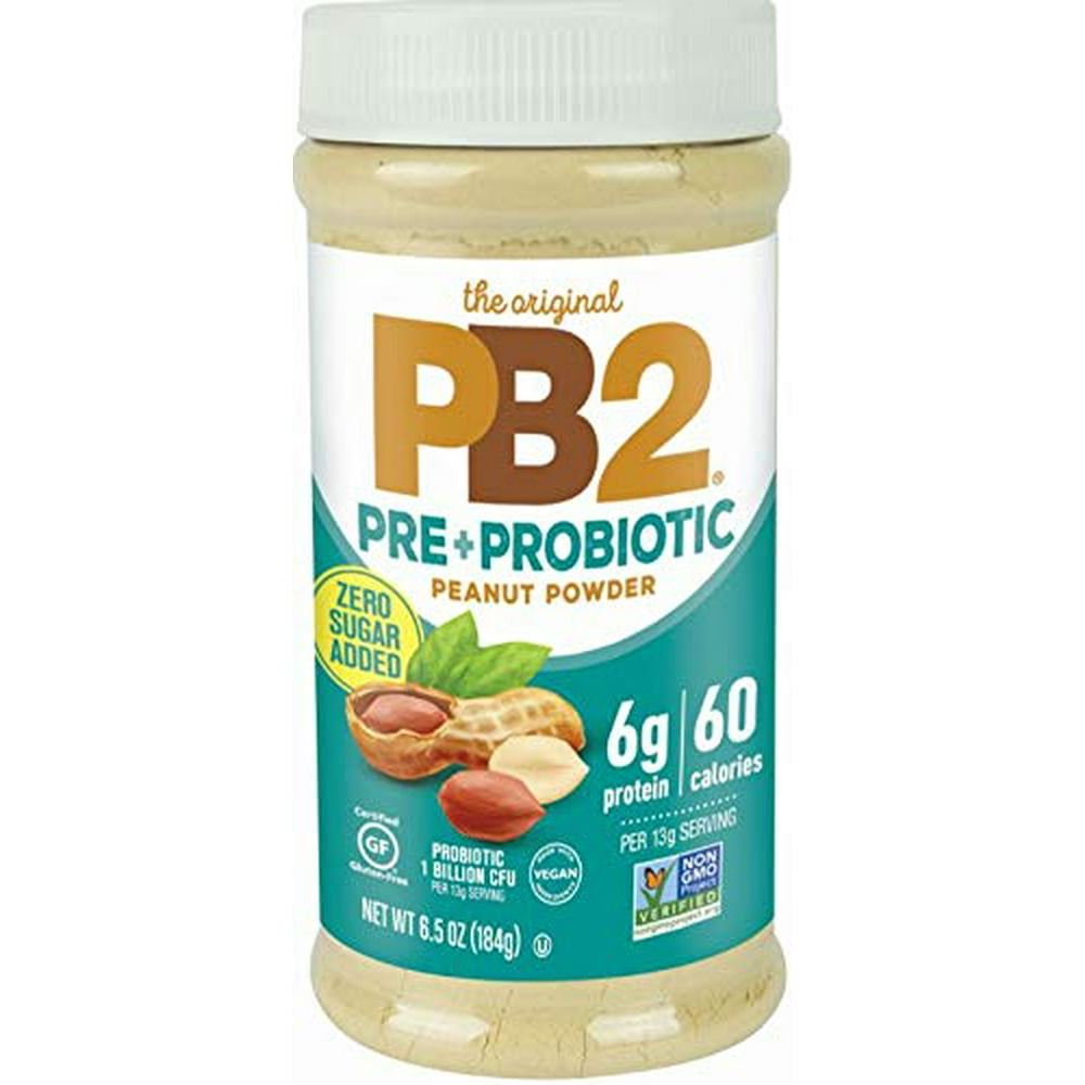 PB2 Peanut Butter Powder No Sugar Added, Supplemented with Prebiotics