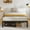 No Lights and Sockets, variant on Carlno Bed Frame Queen Size, No Spring Box Needed, Sturdy Metal Platform