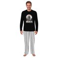 thumbnail image 3 of Black And White Bigfoot Dog And Family Christmas Pajamas, Believe Magical Christmas PJs, Size NB - Men 6XL, 3 of 7